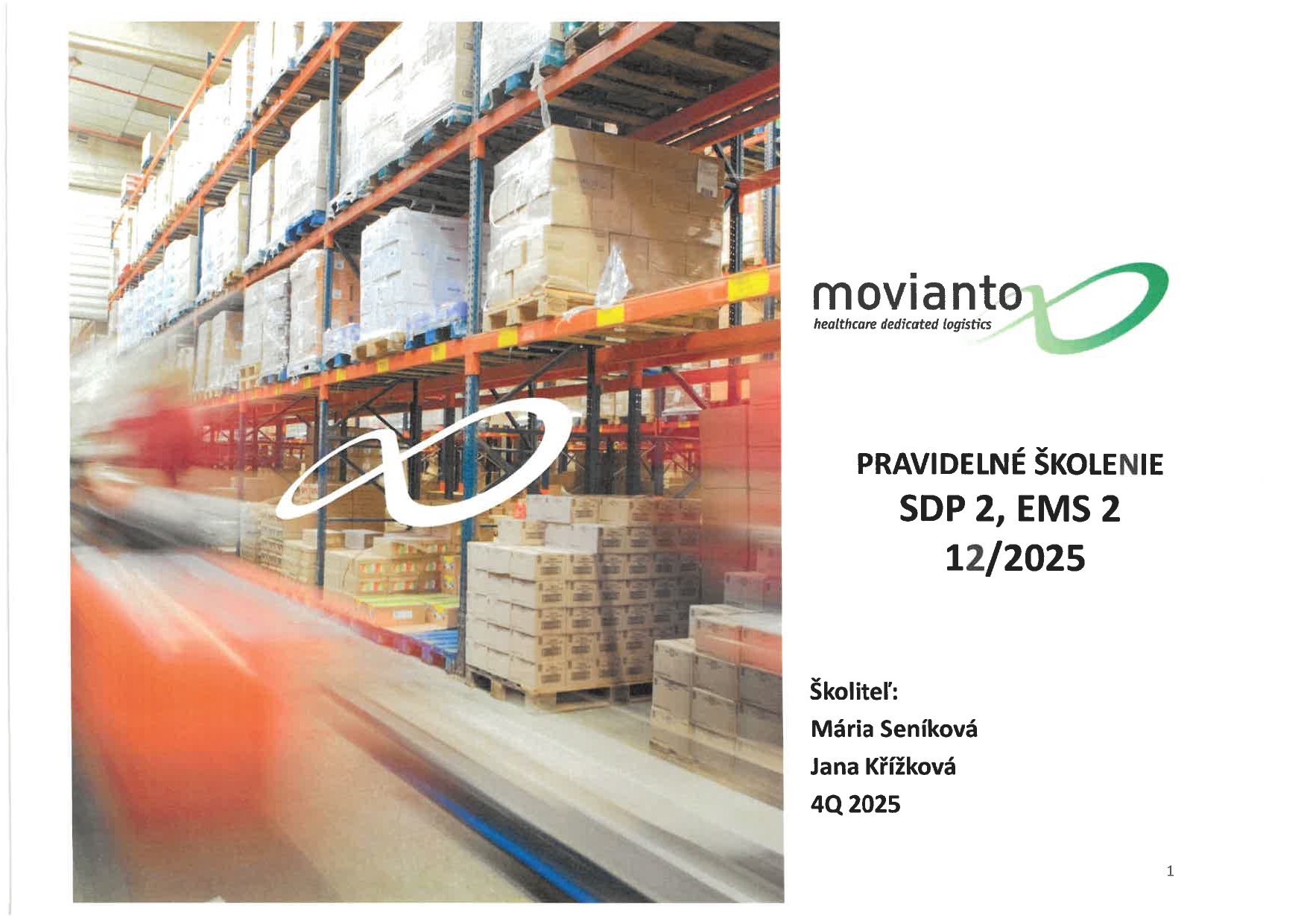 Školenie SDP 2, EMS 2 2025